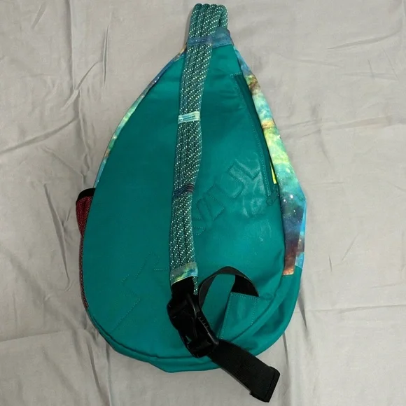 Kavu Green and Blue Backpack Bag - Picture 7 of 9